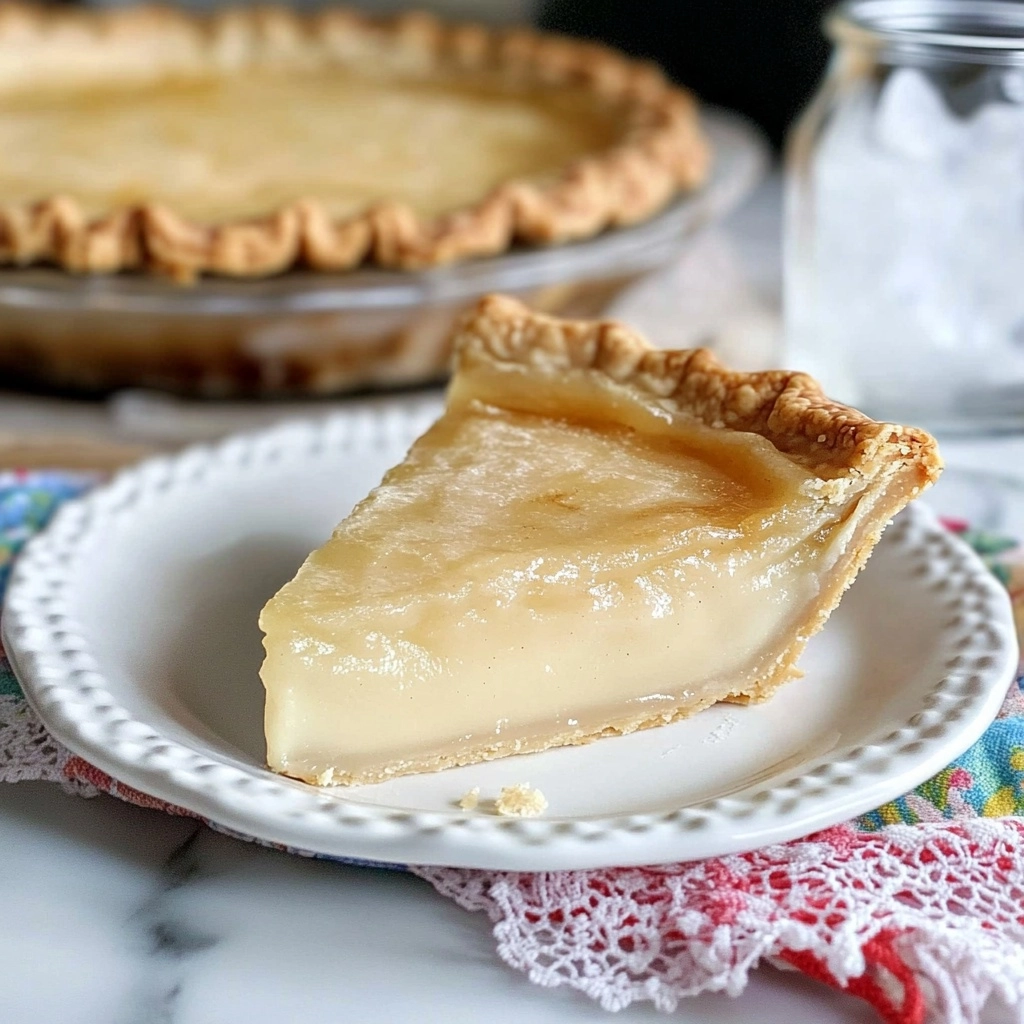 Water Pie Recipe - Recipe Image