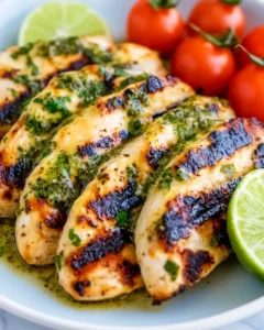 Grilled Salsa Verde Pepper Jack Chicken Recipe