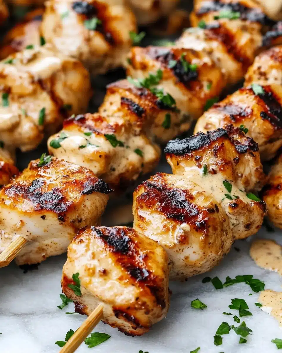 Bang Bang Chicken Skewers Recipe