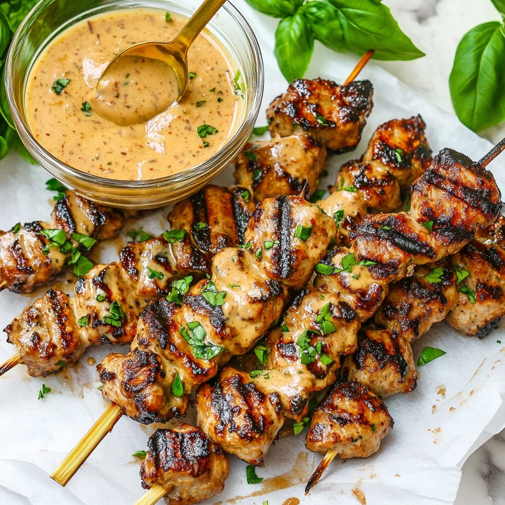 Bang Bang Chicken Skewers Recipe - Recipe Image