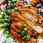 Caramelised Soy Chicken in Garlic Ginger Broth with Rice Recipe