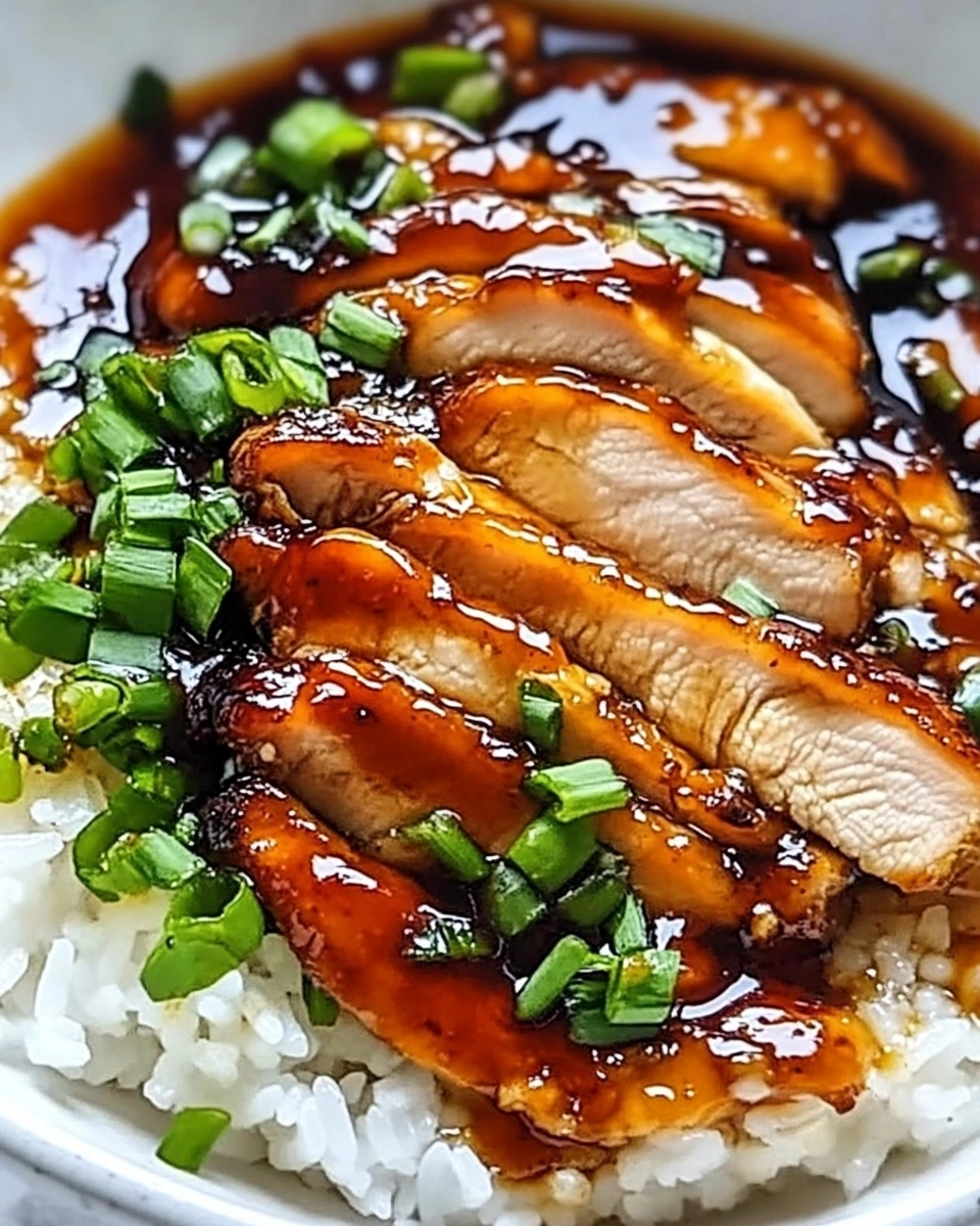 Caramelised Soy Chicken in Garlic Ginger Broth with Rice Recipe