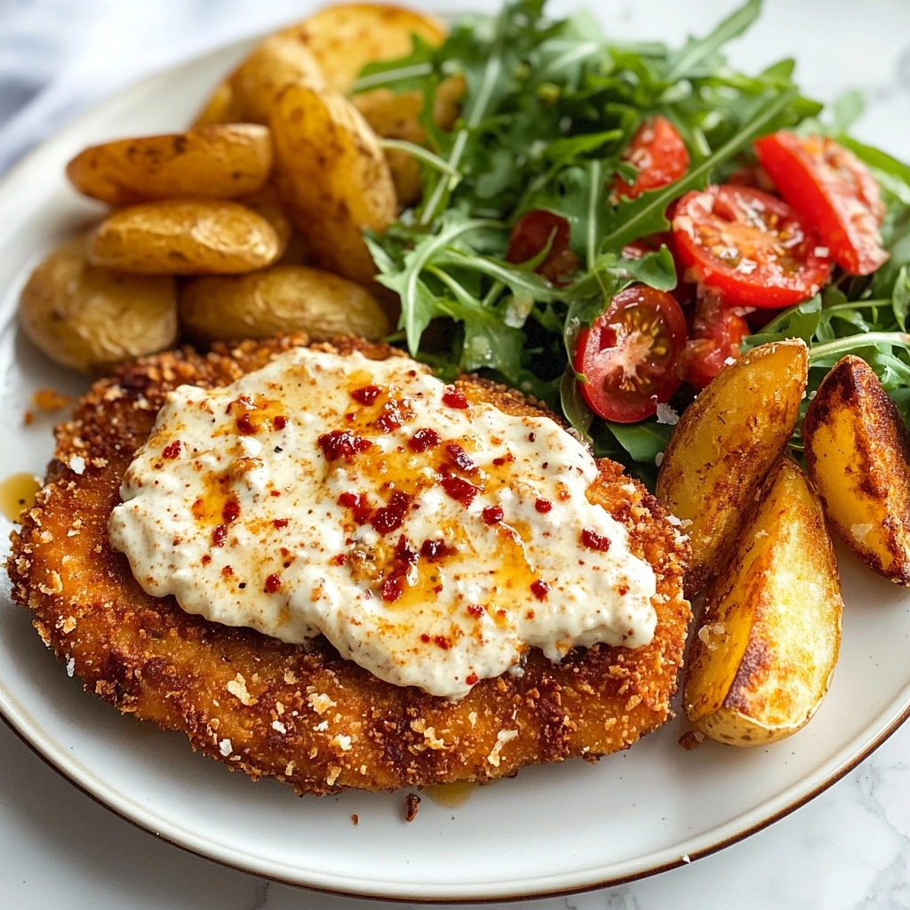 Crispy Hot Honey Feta Chicken Recipe - Recipe Image
