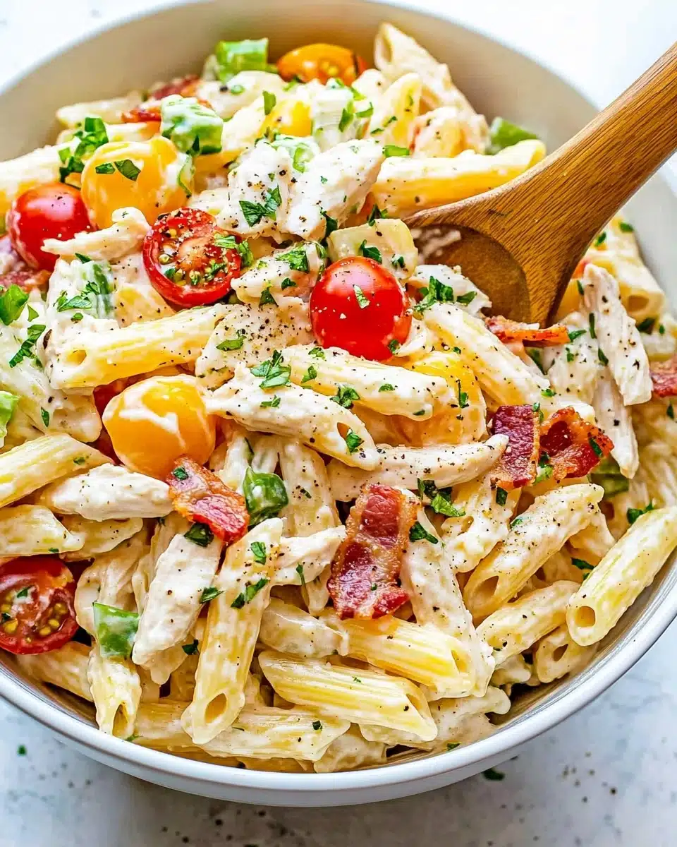 Chicken Club Pasta Salad Recipe