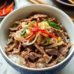 Gyudon (Japanese Beef Rice Bowl) Recipe