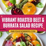 Easy Roasted Beet and Burrata Salad Recipe