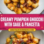 Gnocchi with Creamy Pumpkin Sauce Recipe