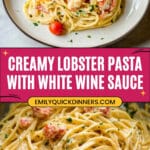Lobster Pasta with Cream Sauce Recipe