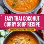 Thai Coconut Curry Soup Recipe