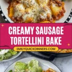 Creamy Italian Sausage Tortellini Recipe