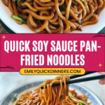 Soy Sauce Pan-fried Noodles Recipe