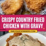 Country Fried Chicken with Gravy Recipe