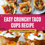 Crunchy Taco Cups Recipe