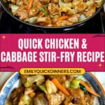 Easy BBQ Chicken & Cabbage Stir-Fry Recipe