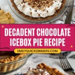 Chocolate Icebox Pie Recipe