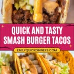 Smash Burger Tacos Recipe