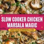 Slow Cooker Chicken Marsala Recipe