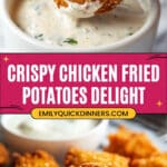 Chicken Fried Potatoes Recipe