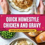 Homestyle Chicken and Gravy Recipe