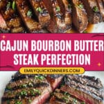 Cajun Butter Bourbon Steak Recipe