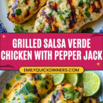 Grilled Salsa Verde Pepper Jack Chicken Recipe