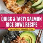 Easy Leftover Salmon Rice Bowl Recipe