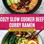 Slow Cooker Curry Ramen with Beef Recipe