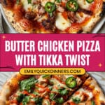 Butter Chicken Pizza Recipe