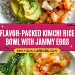 Kimchi Rice Bowl with Jammy Eggs Recipe