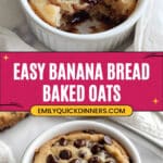 Banana Bread Baked Oats Recipe