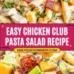 Chicken Club Pasta Salad Recipe