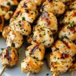 Garlic Parmesan Chicken Kebabs Recipe
