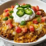 Crockpot Taco Hash Brown Casserole Recipe