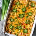 Jalapeño Buffalo Chicken Casserole Recipe