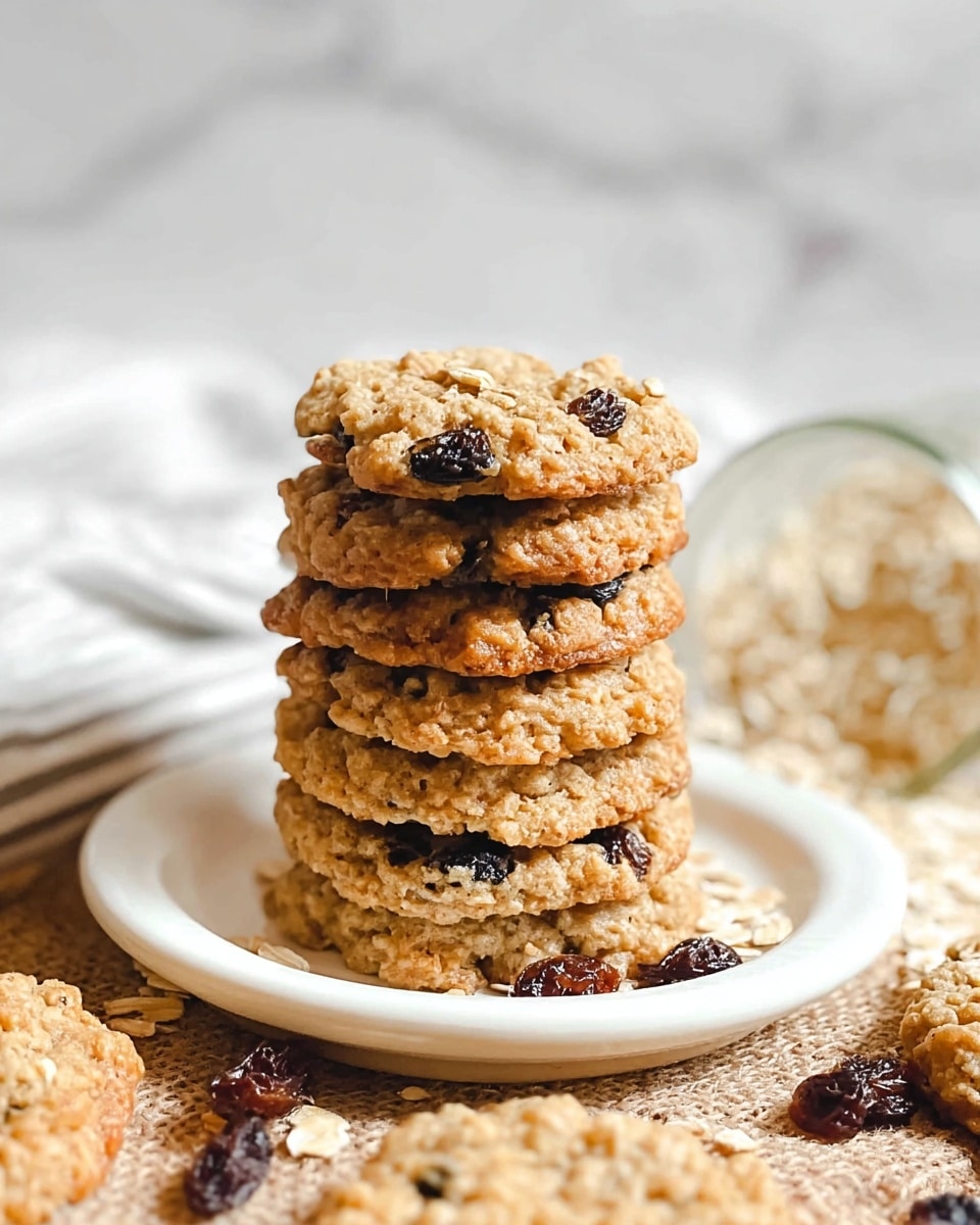 Soft and Chewy Oatmeal Raisin Cookies Recipe