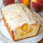 Peach Bread with Peach Glaze Recipe