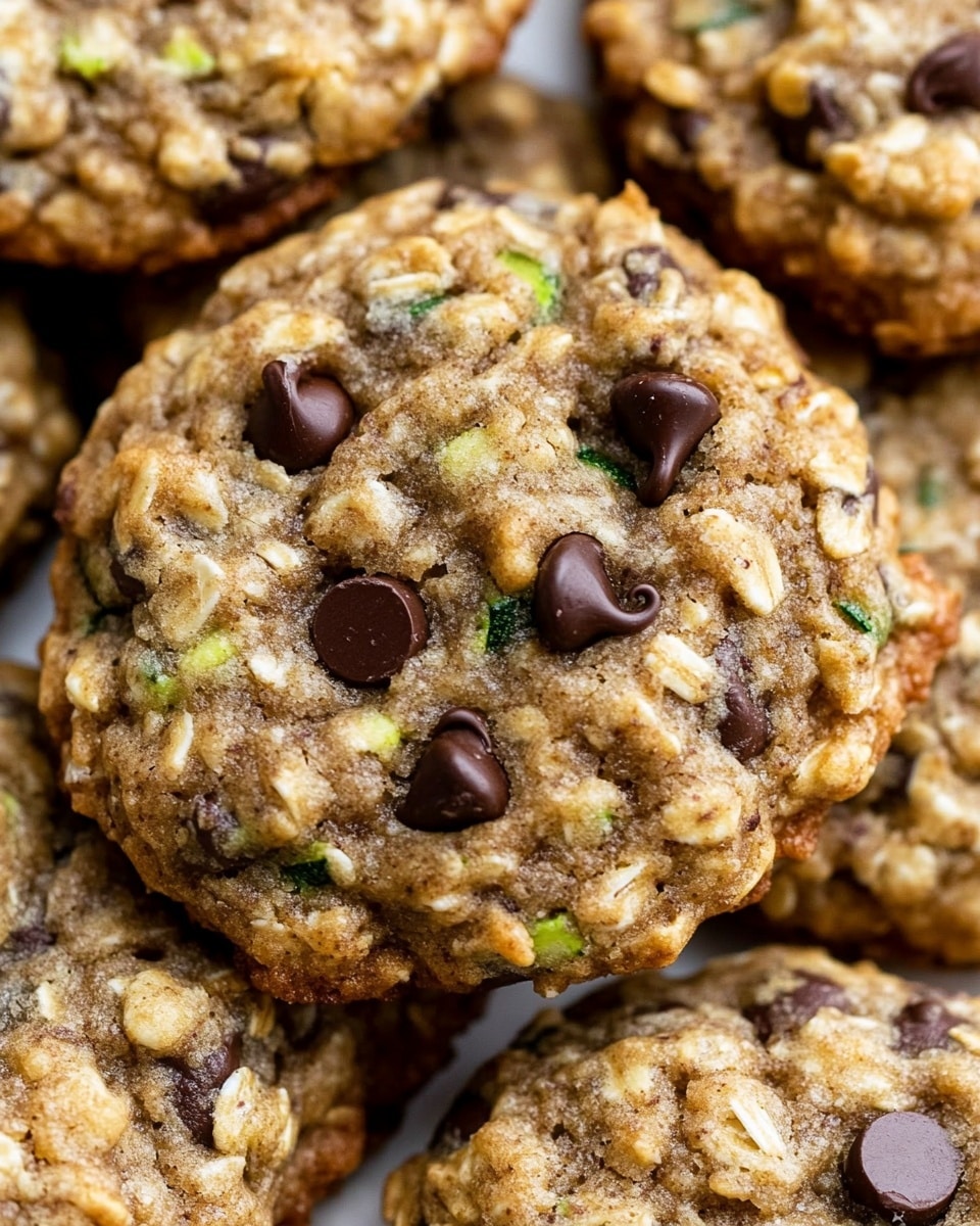 Zucchini Oatmeal Chocolate Chip Cookies Recipe