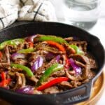 Pepper Steak with Bell Peppers and Onion Recipe