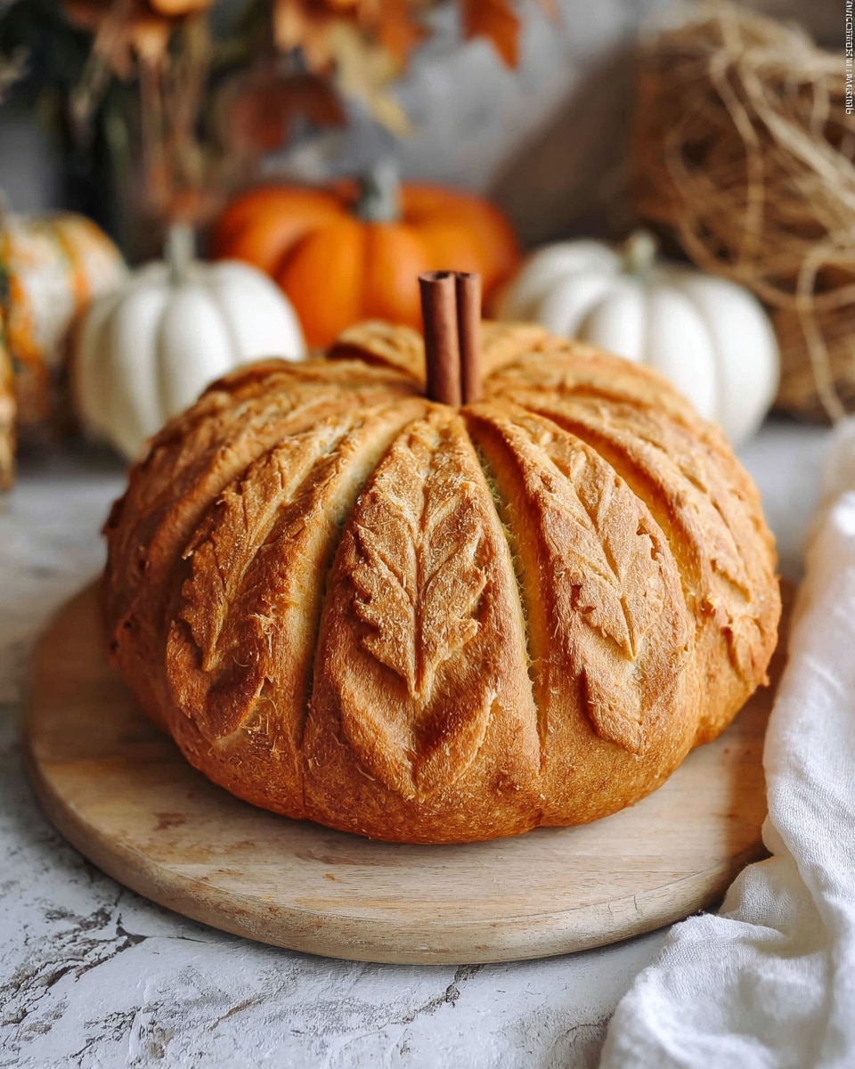 Pumpkin Shaped Bread Loaf Recipe