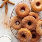 Baked Pumpkin Donuts with Cinnamon Sugar Coating Recipe