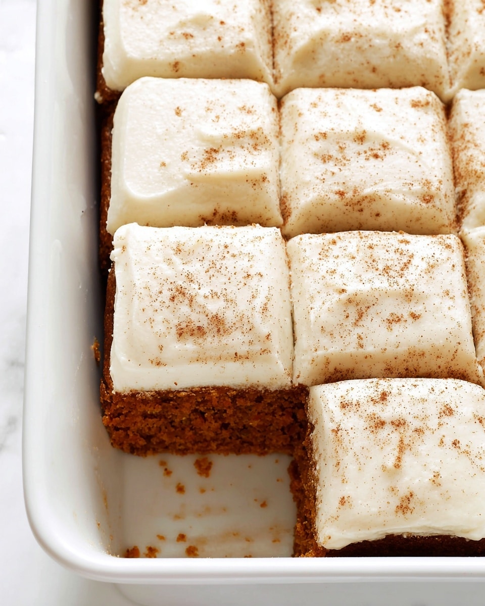 Pumpkin Bars with Cream Cheese Frosting Recipe