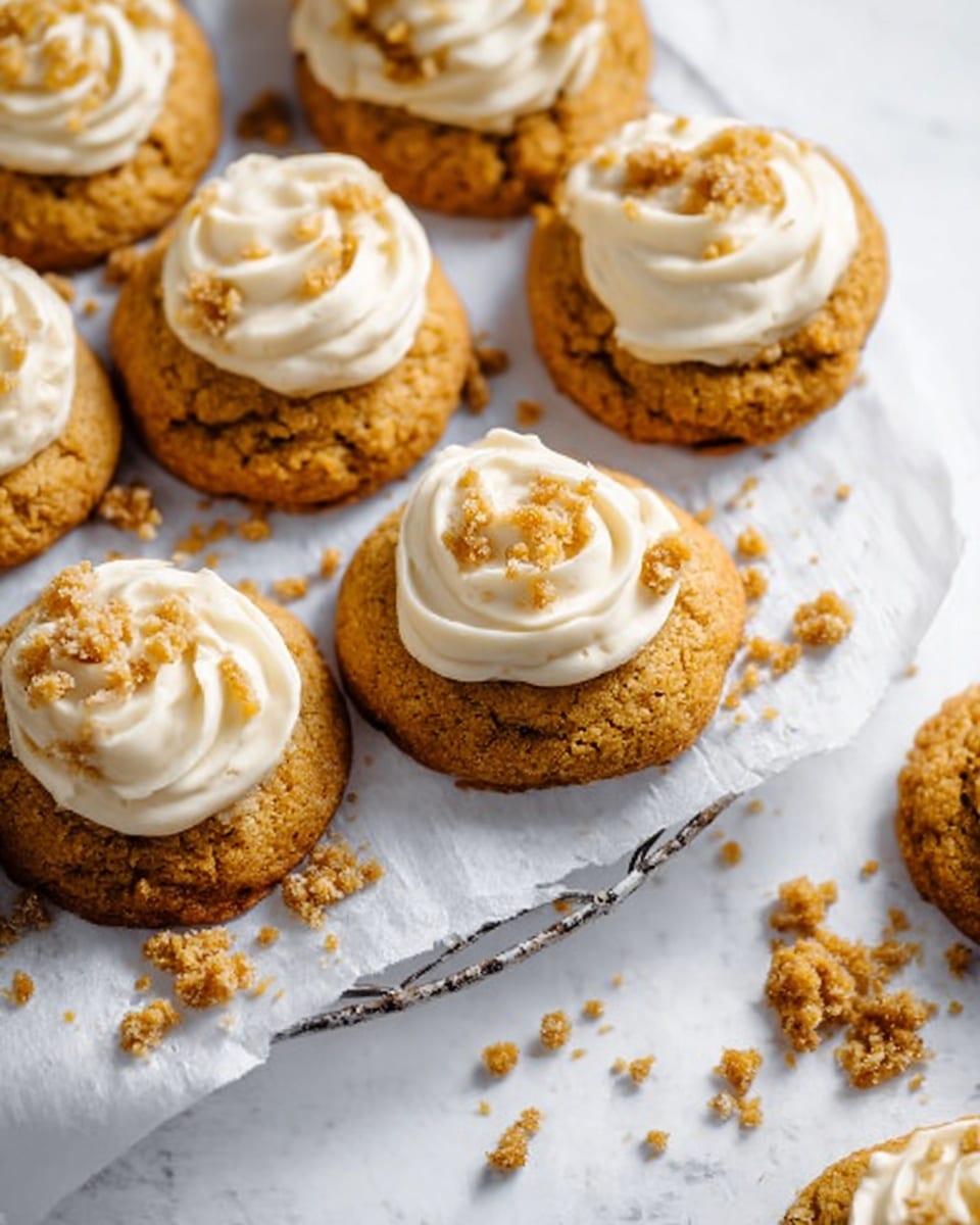 Cheesecake-Filled Pumpkin Thumbprint Cookies Recipe