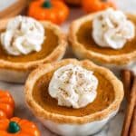 Mini Pumpkin Pies Recipe