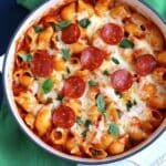 Cheesy Pepperoni Pasta Bake Recipe