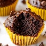 130 Calorie Chocolate Pumpkin Spice Muffins Recipe