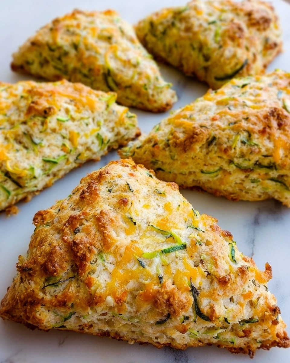 Zucchini Cheddar Scones Recipe