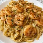Garlic Butter Fettuccine with Shrimp Recipe