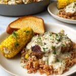 Cajun Chicken and Rice with Garlic Parmesan Sauce Recipe