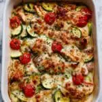 Mediterranean Chicken Zucchini Bake – Healthy, Flavorful & Easy! Recipe