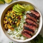 Cilantro Lime Steak Bowls Recipe